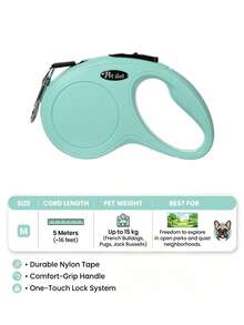 Correa retráctil linda para perro 3M/5M automática extensible cuerda de tracción para pasear cachorros para perros pequeños y medianos gatos accesorios para mascotas - Multicolor - Ver 22