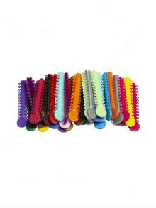 Mixed Color Plastic Rings 40pcs/Pack Educational Teaching Aids - Multicolor - View 4