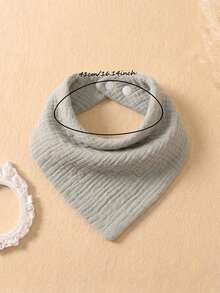 5pcs Girls Summer Dopamine Color Matching Baby Bib Set, Suitable For Daily Wear In All Seasons - 彩色 - 查看 2