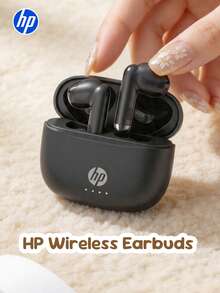 HP H10J Wireless Earbuds With Charging Case, Bluetooth 5.4, IPX4 Waterproof, 30 Hours Playtime, Built-In Microphone - View 2