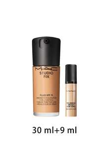 MAC [حزمة] كريم أساس سائل ستوديو فيكس SPF 15 NC37 30 مل + خافي عيوب برو لونج وير NC30 9 مل - NC37+NC30 - مشاهدة 2