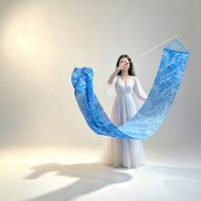 3 Meters Chiffon Water Ripple Dance Flag, Suitable For Figure Skating - C - View 3