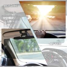 Pelindung Matahari Mobil Anti-Silau Terpolarisasi Universal | Pelindung Matahari Jendela Mobil/Pelindung Matahari Mobil/Pelindung Matahari Kaca Depan | Perlindungan Multi-Fungsi | Desain Perpanjangan Pelindung Matahari Mobil Menghalangi Silau dan Sinar UV | Pelindung Matahari Jendela Mobil dan Pelindung Matahari Kaca Depan Meningkatkan Keselamatan Berkendara | Lensa Akrilik Definisi Tinggi dengan Klip yang Dapat Diatur, Mudah Dipasang dengan Aman | Aksesori Mobil Penting untuk Wanita | Aksesori Mobil | Peningkatan Multi-Fungsi | Cocok untuk Peralatan Berkemah di Luar Ruangan dan Perlengkapan Berkemah Portabel - Beraneka warna - View 3