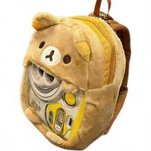 Rilakkuma Cute Relaxed Bear Pencil Case Transparent Ita Bag Student Storage Bag Handheld Girls Makeup Bag Camera Bag - Multi-color - View 5