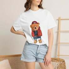 Women T-Shirts - 白色 - 查看 3