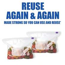 60pcs/50Pcs/45Pcs/25Pcs/15Pcs Assorted Sizes Ziplock Food Storage Bags In Dispenser Box, Leakproof Reusable Seal Bags With Cute Cartoon Prints, Easy-Tear Clear Plastic Food Bags For Snacks Fruits Vegetables Meal Prep Travel Organization - Yellow - View 6