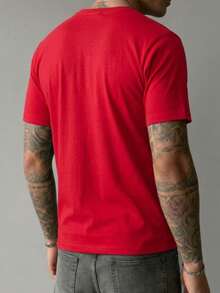 Camiseta Spider Web Streetwear Teia de Aranha Unissex 100% Algodão Casual Básica Premium Moda de Rua Lançamento Envio Imediato Varias Cores!! Do P ao GG - Vermelho - Visão 2