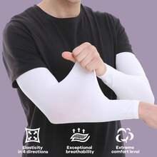MEETSSUNNY UV-Sensitive Cooling Arm Sleeves, Unisex Sun Protection Arm Covers, Sports Compression Outdoor Cycling Arm Warmers - Multicolor - View 1