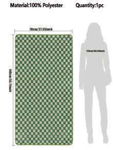 格紋珊瑚絨快乾柔軟舒適吸水格紋印花棋盤格浴巾 薄款不掉毛 家用成人情侶圍巾髮巾手巾面巾浴巾或冷氣房沙發小毯子 34*75 浴巾 1件或 70*140 浴巾 1件 浴巾套裝 1件 - 彩色 - 查看 10