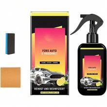 Spray Revestimiento Cerámico Hidrofóbico 100ml para Auto, Pulido de Vidrios y Pintura, Acabado Brillante con Paño y Esponja - 1 - Ver 1
