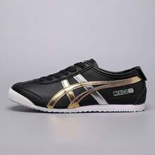 Onitsuka Tiger Women Casual Athletic Shoes - 黑金 - 查看 3