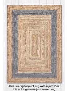 Chilai Home Modern Digital Printed Rug, Washable Kitchen Rug, Living Room Area Rug, Bedroom Rug 80x200 Cm, 80x300 Cm, 100x200 Cm, 120x180 Cm - Beige - View 2
