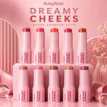 Blush stick Cremoso Stick Dreamy Cheeks Linha Rosa - Rusty brown - Visão 3