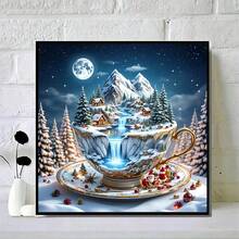 Diamond Painting Kit - Natural Landscape, Animal Farm, Creative Famous Painting Theme DIY 5D Full Drill Craft, Suitable For Home Room Decoration And Wall Decor, Perfect Choice For Holiday Parties And Various Celebratory Occasions - Sets - View 1