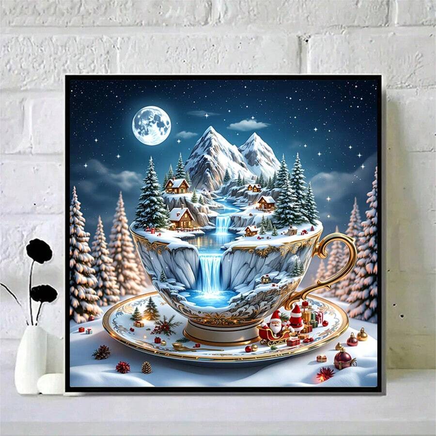 Diamond Painting Kit - Natural Landscape, Animal Farm, Creative Famous Painting Theme DIY 5D Full Drill Craft, Suitable For Home Room Decoration And Wall Decor, Perfect Choice For Holiday Parties And Various Celebratory Occasions - Sets - View 1