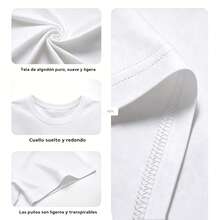 Playera Unisex Algodón 220g Blanca, Estampado Princesas  Castillo Magico Orejas , Camiseta Casual Para Mujer.playera de méxico.mexico.ropa de hombre.jersey mexico - Blanco - Ver 6