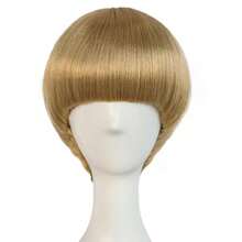 Short Blonde Bowl Cut Wig Blonde Mushroom Wigs Mens Bob Wig Hair Net Short Blond Funny Wigs For Men Outfit 60s 70s Blond Bob Hair With Bangs For Women Halloween Costume Party - Blonde - View 4