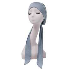 Elastic Ribbon Headscarf Hat, Tie-Up Pirate Hat, High Elasticity Solid Color Anti-Pilling Headwrap, Daily & Holiday Headpiece, Sister Matching Headscarf - Multicolor - View 3