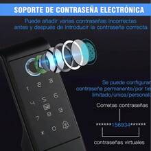 Cerradura Electrónica Inteligente Impermeable Para Puertas Exteriores Resistente A Climas - por defecto - Ver 7