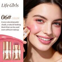 Life Girls Dual-Use Lip & Cheek Makeup Stick, Ultra-Pigmented Waterproof Smudge-Proof Long-Lasting Cream Blush & Lip Color - Multiple Specifications - View 7