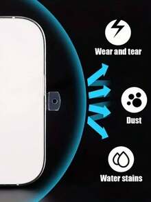 1 Set/10pcs Phone Charging Port Dust Plugs, With 1 Storage Box, Anti-Loss, With Hanging Hole, Compatible With Apple/Android Phone Charging Ports, Type-C Interface Dust Plugs - Transparent - View 9