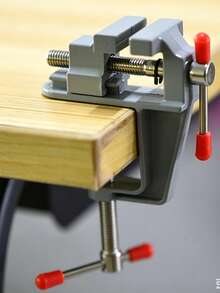 Mini Table Clamp, Craft Table Repair Tool, Mini Table Clamp Vice, Portable Work Small Bench Vise, Small Table Clamp For Jewelry Making Electronics Craft Model Building - A - View 4