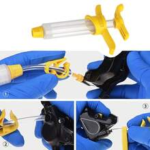 Mountain Bike Hydraulic Disc Brake Plastic Bleed Tool Fluid Hose Kit Bicycles Oil Bleeder Set Repair Bleeding Handtool Bike Hydraulic Brake Bleed Kit Mineral Fluid Brake Oil Kit For Bicycle Brake Bleed Repair Tools Syringe - Multicolor - View 5