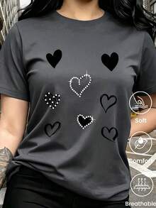 Women T-Shirts - Dark Grey - View 1