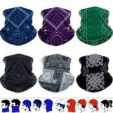 6 buah Syal Leher Motif Paisley, Masker Elastis Tanpa Jahitan, Ikat Kepala, Penutup Kepala Bunga Bohemian, Penutup Kepala Multifungsi untuk Berkendara Motor, Memancing, Olahraga Luar Ruangan, Unisex - MultiWarna - View 2