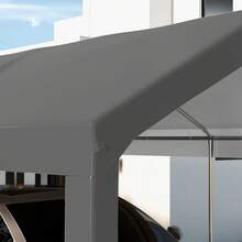 10 X 20ft Carport Roof, UV Resistant Canopy Replacement, Fits 84C-378V00 And 84C-206 Series, Dark Gray - 235.75 L X 117.25 W - View 6