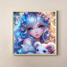 1pc DIY 5D Diamond Painting Kit, Suitable For Adults And Beginners, Craft Supplies, Applicable For Living Room, Bedroom, Office, Wall Decor Art - round diamond - View 5