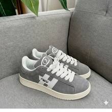 Marts Campus Skate Sneakers Unisex Walking Fast Shipping Gym Training Sports Comfortable Running Party - 營地/灰色 - 查看 4