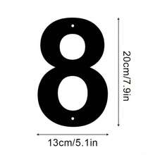 1pc 0-9 Customizable Number House Address Plate, Metal Address Sign, Durable Home Address Number Plate, Wall-Mounted Mailbox Number, Home Decor, Entrance Decor, Garden Decor, Suitable For Outdoor, Garage, Door, Mailbox Decoration, Metal Wall - Multicolor - View 21
