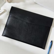 1PC A4 PU Document Folder,Durable Waterproof Magnetic Closure,Perfect Office Organizer For Students And Teachers,Ideal For Filing Papers,Reports,Certificates,And Important Documents,Portable Lightweight With Secure Snap,Back To School Must-Haves,Styl - Single Piece - View 12