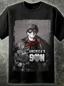 Men T-Shirts - 黑色 - 查看 7