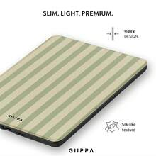 GIIPPA 1件綠色條紋Kindle保護殼附手提帶，適合書迷的情人節/聖誕節禮物，自動喚醒/睡眠電子閱讀器保護套，相容Kindle Paperwhite 5/6/7/10/11/12代、Kindle Colorsoft 1代、Basic Kindle 8/10/11代所有兒童版與Signature版 - 多色13 - 查看 5