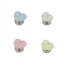 4pcs Random Color Creative Heart-Shaped Toilet Tank Auxiliary Flush Button - Multicolor - View 6