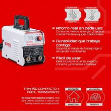 Soldadora Digital Inverter 130 Mma 110v Portátil Gris - Tipo de Enchufe A USA (110-127V) - Ver 7