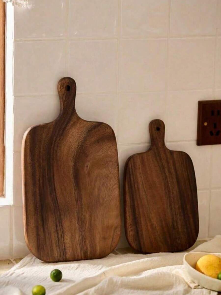 1pc Rosewood Cutting Board, Bread Board, Cheese Tray - Multicolor - View 1