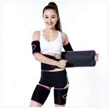 5-Piece Weight Loss Set, Arm Bands, Fitness Running, Sports Protective Gear, Sweat Bands, Waist Belt, Running, Fat Burning, Slimming, Leg Slimming And Weight Loss - Multicolor - View 8