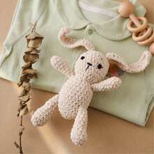 Children's Soothing Toy, Rabbit Design, Built-In Bell, 3D Cute, Attracts Baby's Attention, Soothing Early Education, Christmas, Perfect Newborn Memorial Gift, Children's Soothing Toy - Multicolor - View 1
