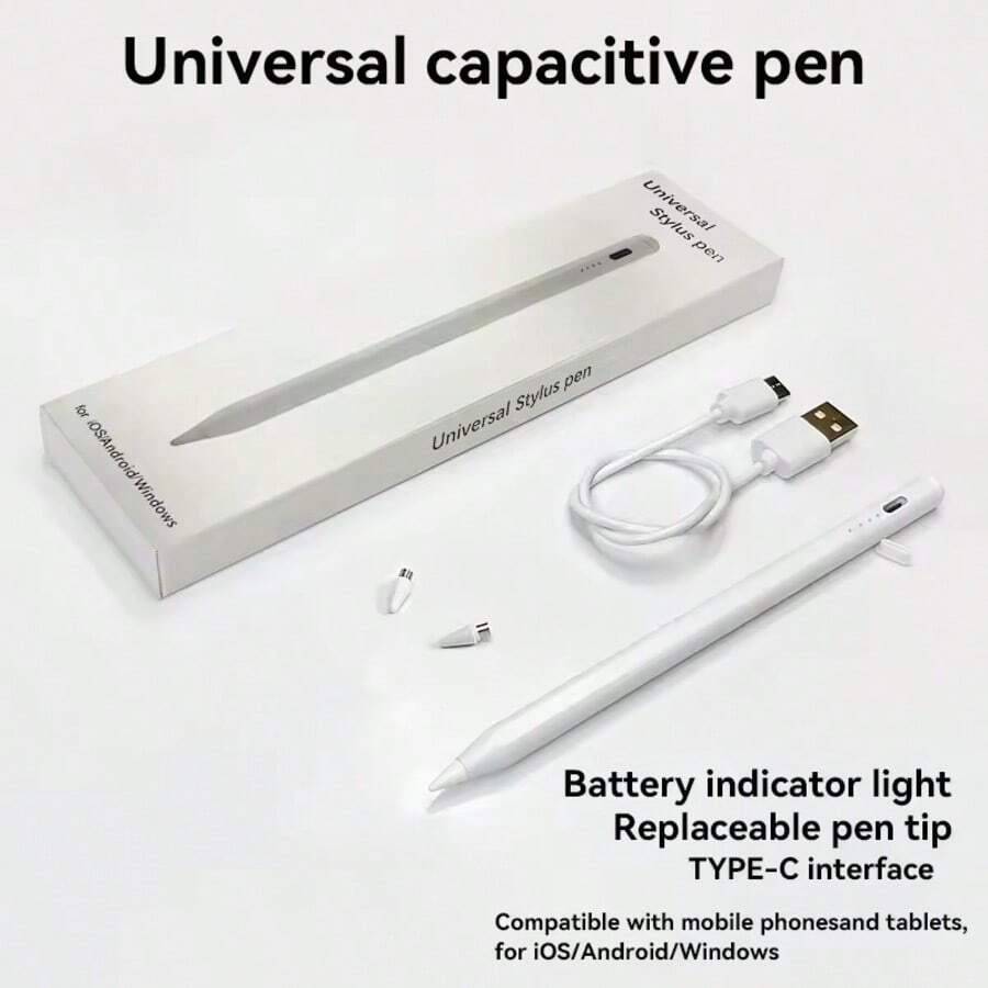2026 Upgraded Universal Stylus – High-Precision Stylus Compatible With IPad, Android, And Phones And Tablets. Features Tilt Sensitivity And Palm Rejection. A Dual-Tip Capacitive Stylus For IOS And Android Phones/Tablets. Suitable For All Brands; An Intelligent Choice.