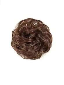 1PC High Bun Hair Extension For Women, Natural Fluffy Hair Scrunchie, Slouchy Bun Hair Accessory, Fake Hair Bun Headpiece - Multicolor - View 13