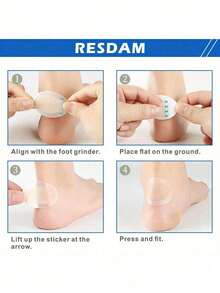 Anti-Friction High Heel Shoe Pads, Anti-Friction Foot Pads, Transparent Gel Anti-Friction Foot Pads, Foot Masks, Foot Pads, Individually Packaged Transparent Gel, Anti-Friction Heel Pads, Heat-Insulating Foot Pads, Valentine's Day, Puppy, Carnival - View 2