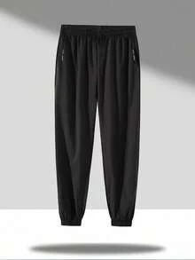 Tween Boy Elastic Waist Casual Versatile Daily Wear Long Pants - Multicolor - View 5
