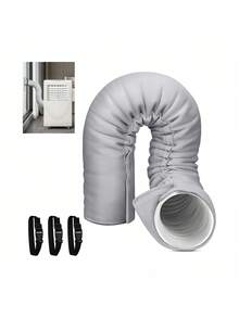 Portable Air Conditioner Hose Protector Sleeve, Vent Cover For 5" And 5.9" Hoses, AC Exhaust Pipe Insulation Cover, Dust-Proof And Heat-Insulating, Easy To Carry And Install - Air Conditioner Hose Insulation Sleeve - View 7
