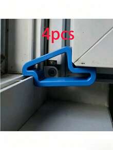 1/4/5/8/12pcs Door And Window Stoppers | Durable Anti-Collision Buffer Strips And Track Lock Set, For Balcony Partition, Ventilation And Privacy Protection | Easy To Install, Suitable For Patio Doors, Bedroom Essentials | Home Gift, Dorm Room - Multicolor - View 13