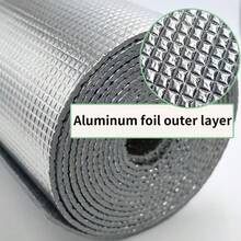 Película de aislamiento y protección térmica de aluminio y malla resistente a desgarros para ventanas, reutilizable y sin pegamento, incluye punto adhesivo de regalo para parasol. Proporciona oscurecimiento total, protección UV y privacidad, adecuada para aislamiento del calor en verano y necesidades de calidez en invierno. Aplicable para ventanas de dormitorio, dormitorio y coche. - A - Ver 5