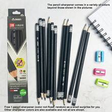 12pcs 2B Pencil Set With Sharpener, Suitable For Students Learning And Exams, Student Stationery Set, Holiday Gift, Office Essentials And School Supplies - Hexagonal Pencil - View 4