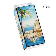[1 Pack]1480 Sheets Local Wood Pulp Facial Tissues - 4-Ply Thickened, Convenient Large Capacity Ultra Soft, Exquisite Embossed, High Absorbency, Dry And Wet Use - Soft And Durable, No Fluorescent Whitening Agent, Thickened And Durable, Wet Use, Suitable For Kitchen, Bathroom, Home, Living Room, Travel, Office And Dormitory, Dormitory Essential, Elegant Napkin Design, Durable Paper Napkins, Premium Multi-Functional Household Tissues - Beach-style Hanging Tissue Dispenser - View 7